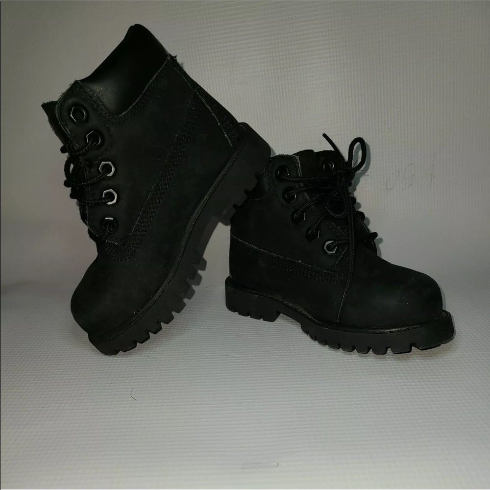 Timberland Toodler boots.